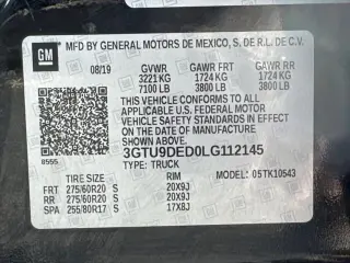 GMC Sierra 1500 2020 4x4 SLT 4dr Crew Cab 5.8 ft. SB