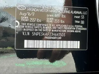 Hyundai SONATA 2018 SEL 4dr Sedan