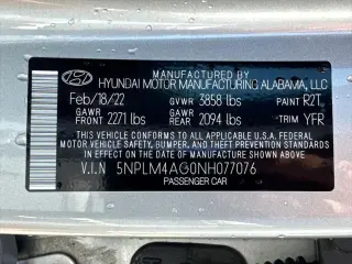 Hyundai ELANTRA 2022 SEL 4dr Sedan