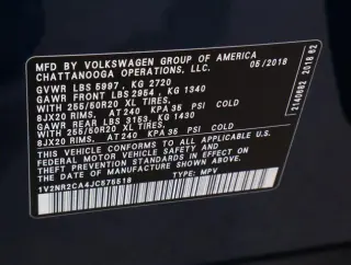 Volkswagen Atlas 2018 AWD V6 SEL Premium 4Motion 4dr SUV