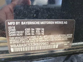 BMW 3 Series 2018 320i 4dr Sedan