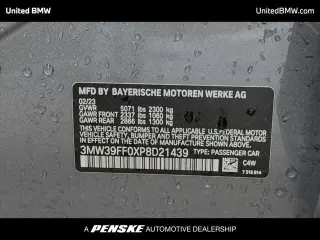 BMW 3 Series 2023 330e 4dr Sedan