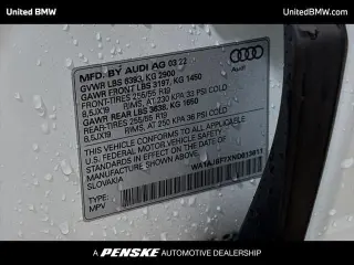 Audi Q7 2022 AWD quattro Premium 45 TFSI 4dr SUV