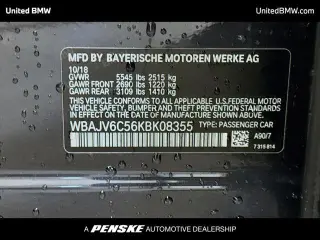 BMW 6 Series 2019 AWD 640i xDrive Gran Turismo 4dr Hatchback