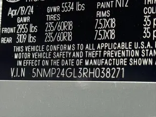 Hyundai SANTA FE 2024 SEL 4dr SUV