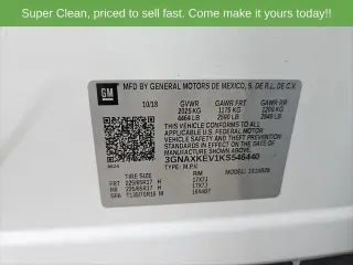 Chevrolet Equinox 2019 LT 4dr SUV w/1LT