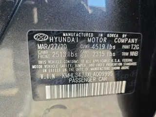 Hyundai SONATA Hybrid 2020 SEL 4dr Sedan