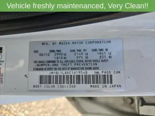 Mazda Mazda3 2012 i Touring 4dr Hatchback 6M