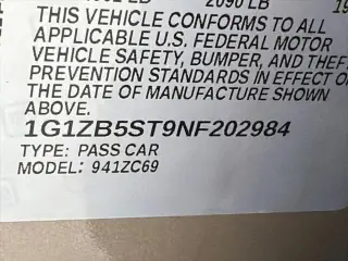 Chevrolet Malibu 2022 LS 4dr Sedan