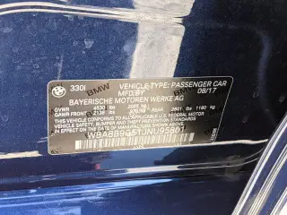 BMW 3 Series 2018 330i 4dr Sedan