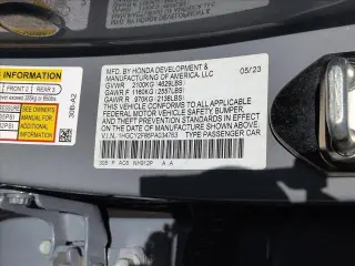 Honda Accord Hybrid 2023 Touring 4dr Sedan