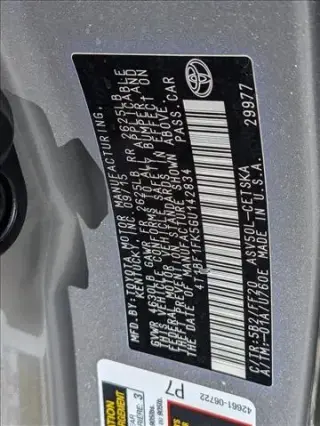 Toyota Camry 2016 SE 4dr Sedan