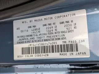Mazda Mazda6 2016 i Touring 4dr Sedan 6M
