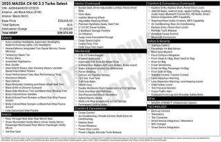 Mazda CX-90 2025 AWD 3.3 Turbo Select 4dr SUV