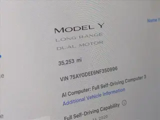 Tesla Model Y 2022 AWD Long Range 4dr Crossover