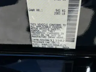 Nissan Altima 2021 2.5 SL 4dr Sedan