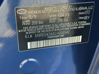 Hyundai SONATA 2020 SE 4dr Sedan