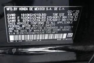 Honda HR-V 2025 LX 4dr Crossover