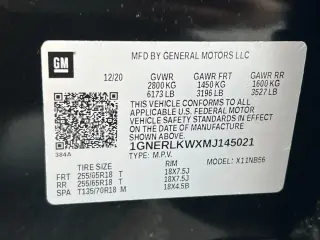 Chevrolet Traverse 2021 LS 4dr SUV w/1FL