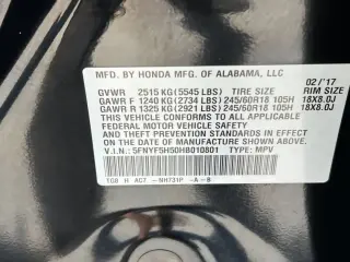 Honda Pilot 2017 EX-L 4dr SUV