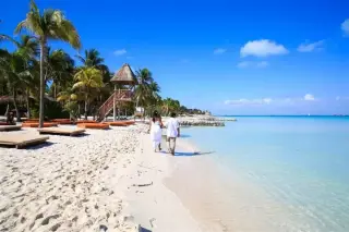 Ceremonia simbólica en Cancún