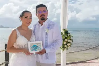 Ceremonia simbólica en Cancún