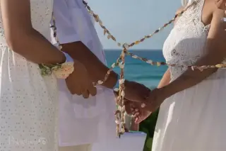 Ceremonia simbólica en Cancún