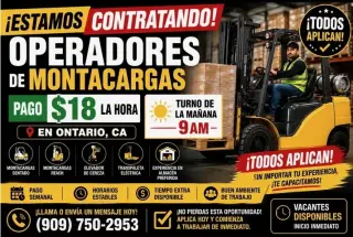 Operadores de Montacargas