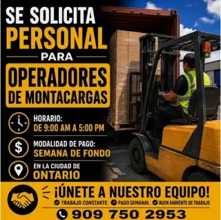 Operadores de Montacargas
