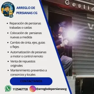 Venta de persianas CG 24hs
