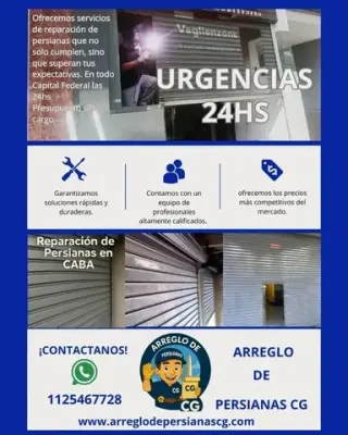 Venta de persianas CG 24hs