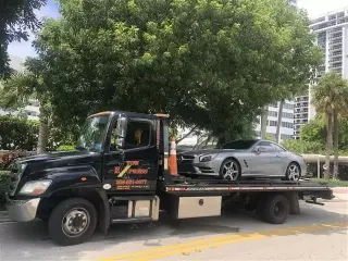 Servicio de grúa flatbed truck