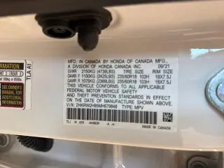 Honda CR-V 2021 AWD EX-L 4dr SUV