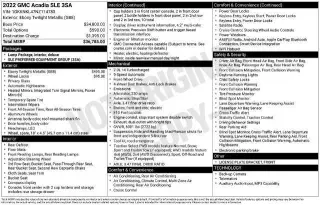 GMC Acadia 2022 SLE 4dr SUV