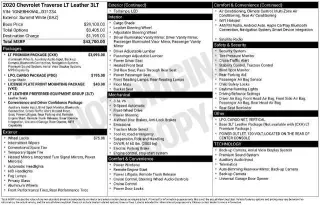 Chevrolet Traverse 2020 LT Leather 4dr SUV