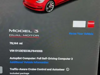 Tesla Model 3 2020 AWD Performance 4dr Sedan