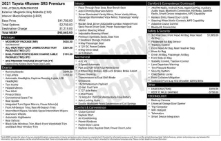 Toyota 4Runner 2021 4x4 SR5 Premium 4dr SUV