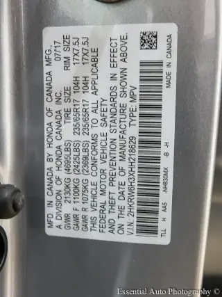 Honda CR-V 2017 AWD LX 4dr SUV