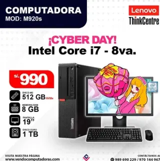 Computadora Core i7 - 8va