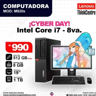 Computadora Core i7 - 8va