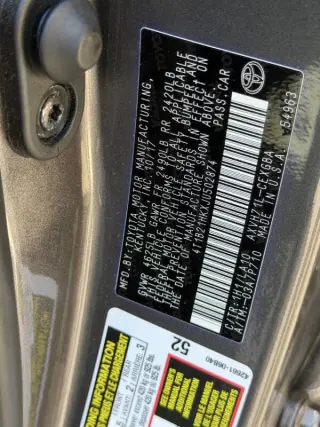 2018 Toyota Camry Hybrid XLE