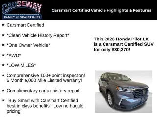 Honda Pilot 2023 AWD LX 4dr SUV