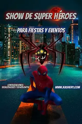superhéroes para fiestas