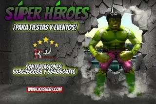 superhéroes para fiestas