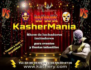Luchadores imitadores, fiestas
