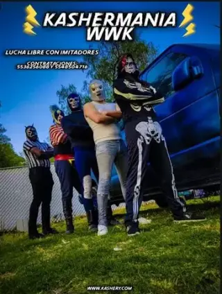Luchadores imitadores, fiestas