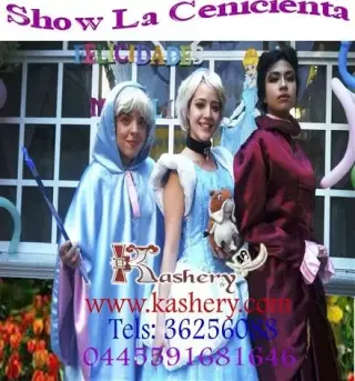 Princesas para fiestas.Kashery