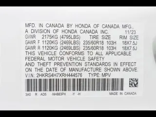 Honda CR-V 2024 AWD EX-L 4dr SUV