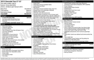 Chevrolet Trax 2015 LT 4dr Crossover