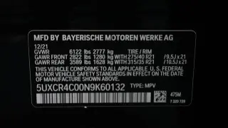 BMW X5 2022 sDrive40i 4dr Sports Activity Vehicle